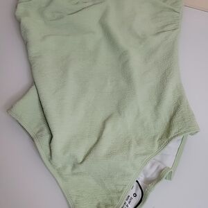 Kids Mint Green One Piece Swimsuit